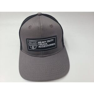 Cattleman Heavy Duty Truck Accessories Mesh‎ Trucker Snapback Hat Cap Gray Black